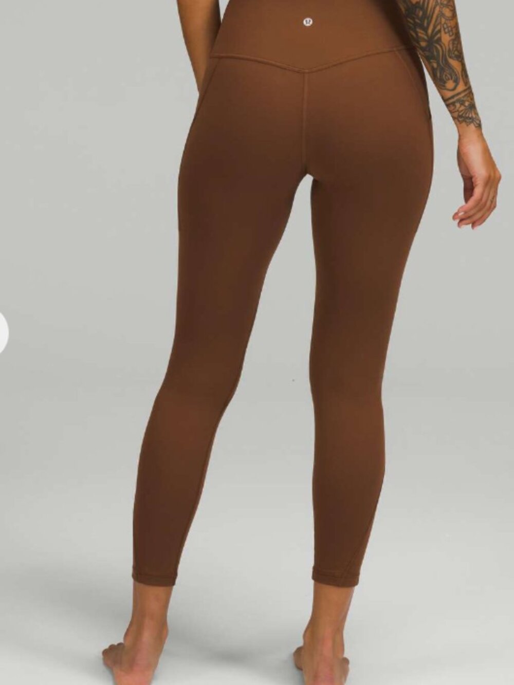 Lululemon Align High-Rise Pant with Pockets 25" Roasted Brown Size 20 EUC